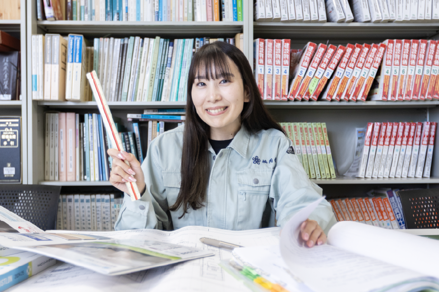 建築都市部 営繕設備課（入庁6年目）イメージ